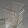 Carlisle StorPlus Clear 8 qt Square Food Storage Container
