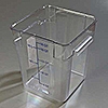 Carlisle StorPlus Clear 18 qt Square Food Storage Container
