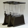 Carlisle Double 3 Gallon Premium Polycarbonate Beverage Dispenser w/Base