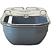 Cambro Clear Lids for Square 9.4 oz. Bowls
