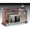 Bon Chef Portable Liquor Bar with Sink, Ice Well, and Corian Top