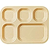 Cambro Tan Five Compartment Tray