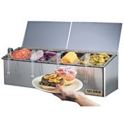 San Jamar Condiment Centers w/4 Pans