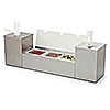 Carlisle 38605 High-Volume Condiment Bar