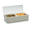 Carlisle 38706C 6 pt Stainless Steel Condiment Caddy