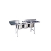 John Boos 3PB18-2D18 3-Compartment Sink