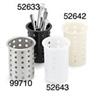Vollrath Plastic Black Flatware Cylinders