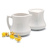 Carlisle 3 oz White Creamers/Pitchers