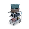 Lakeside Heavy-Duty 55" x 23" 3-Shelf Utility Cart 