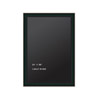 International Patterns 24" x 36" Chalk Board with Country Green Frame