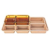 Cambro Amber Heat-Resistant Insert Trays