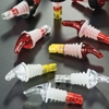 American Metalcraft 1-1/2 oz. Yellow Base, Red Nozzle, No Collar Measured Pourer