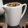 American Metalcraft Spout Hole 4-1/2 oz Porcelain Creamer