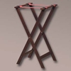 American Metalcraft 31" Mahogany Wood Tray Stand