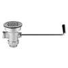 T & S Brass Twist Waste Valve w/Drain Adapter