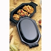 Bon Chef 8" x 14" 3-Compartment Au Gratin Bowl