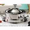 Bon Chef 8 Quart Drop-In Soupwell with Electric Heater and Hinged Lid