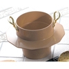 Bon Chef 5 qt. Soup Bowl with Collar and 2 Brass Handles