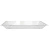 Buffet Enhancements Medium Rectangular Acrylic Ice Display Tray with Drain