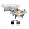 Buffet Enhancements Wrought Iron Ice Display Base with Square Acrylic Ice Tray 