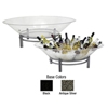 Buffet Enhancements Wrought Iron Ice Display Base with Round Acrylic Ice Tray 