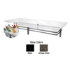 Buffet Enhancements Wrought Iron Ice Display Base with Large Rectangular Acrylic Ice Tray