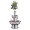 Buffet Enhancements 3 Gallon Stainless Steel Champagne Fountain with Silver Rope Trim