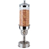 Buffet Enhancements Single Stainless and Acrylic Cereal Dispenser