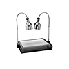 Cres Cor Dual-Heat Lamp Carving Station