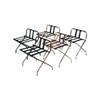 CSL 1055B-C-SV-1 Single Pack Deluxe High Back Luggage Rack