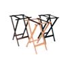 CSL Brown Deluxe Wood Tray Stands