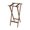 CSL Brown Deluxe Tall Wood Tray Stands