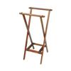 CSL Brown Bottom Strap Deluxe Wood Tray Stands