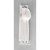 Economy Medium Duty Fork, Knife, Spoon, Napkin, and S&P Kits
