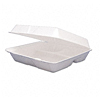 Dart Foam Hinged-Lid Carryout Containers