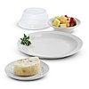 Disposable Clear Dome Lids for Dinex Bowls and Plates