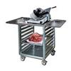 F.W.E. OTR-15-MSWT Mobile Work Table with Open Tray Rack