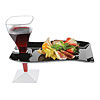Fineline Settings 1409 Wavetrends 6" x 9.5" Cocktail Plate