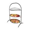 Gourmet Display PP503 3 Level Prestige Porcelain Classic Large Oval Tier