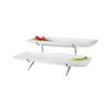 Gourmet Display SR1032 Two Level Melamine Large Long Platter Tier