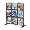 H.Wilson WMA9F Oak 9 Pocket Floor Lit Rack