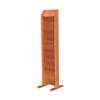 H.Wilson WML10F Oak 10 Pocket Floor Lit Rack