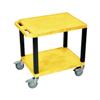 H.Wilson WT26YE Yellow Multi-Purpose Utility Cart