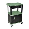 H.Wilson WT42GCE-WTD Green Multi-Purpose Utility Cart
