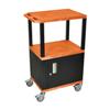 H.Wilson WT42ORCE Orange Multi-Purpose Utility Cart