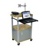 H.Wilson WTPS42TNCME Tan Presentation Cart