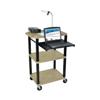 H.Wilson WTPS42TNE Tan Presentation Cart