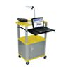H.Wilson WTPS42YCE Yellow Presentation Cart