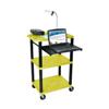 H.Wilson WTPS42YE Yellow Presentation Cart