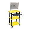 H.Wilson WTPS42YME Yellow Presentation Cart